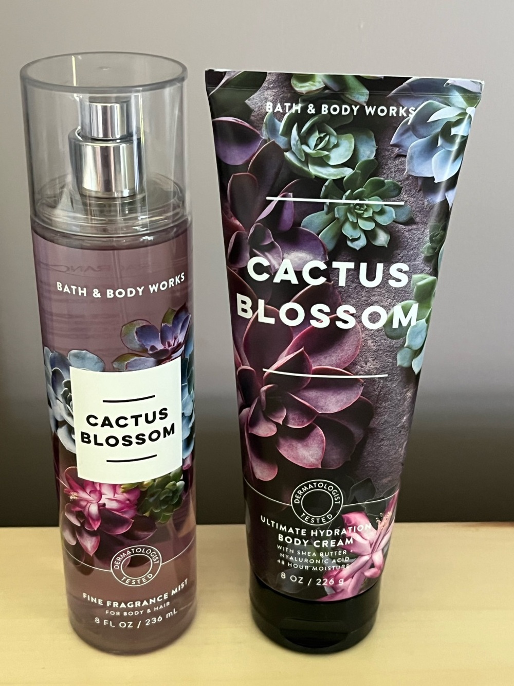 Bath & Body Works Cactus Blossom Body Cream & Fine Fragrance Mist Retried